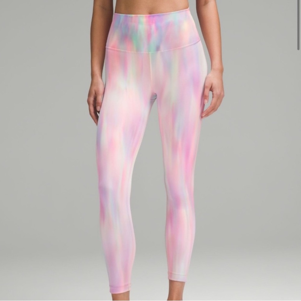 Lululemon Wunder Train High-Rise Tight 25" Psychedelic Wash Multi
